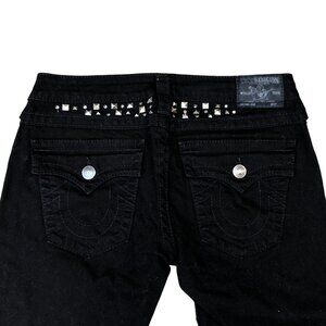 Vintage True Religion Jeans Size 29 JULIE GEMSTONES Black